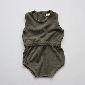 The Simple Folk The Vintage Romper Olive